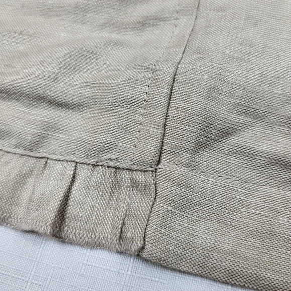 Lane Bryant Blazer JACKET Linen Blend Womens Size 20 Ruffle 3/4 Sleeves NWT - Picture 15 of 16